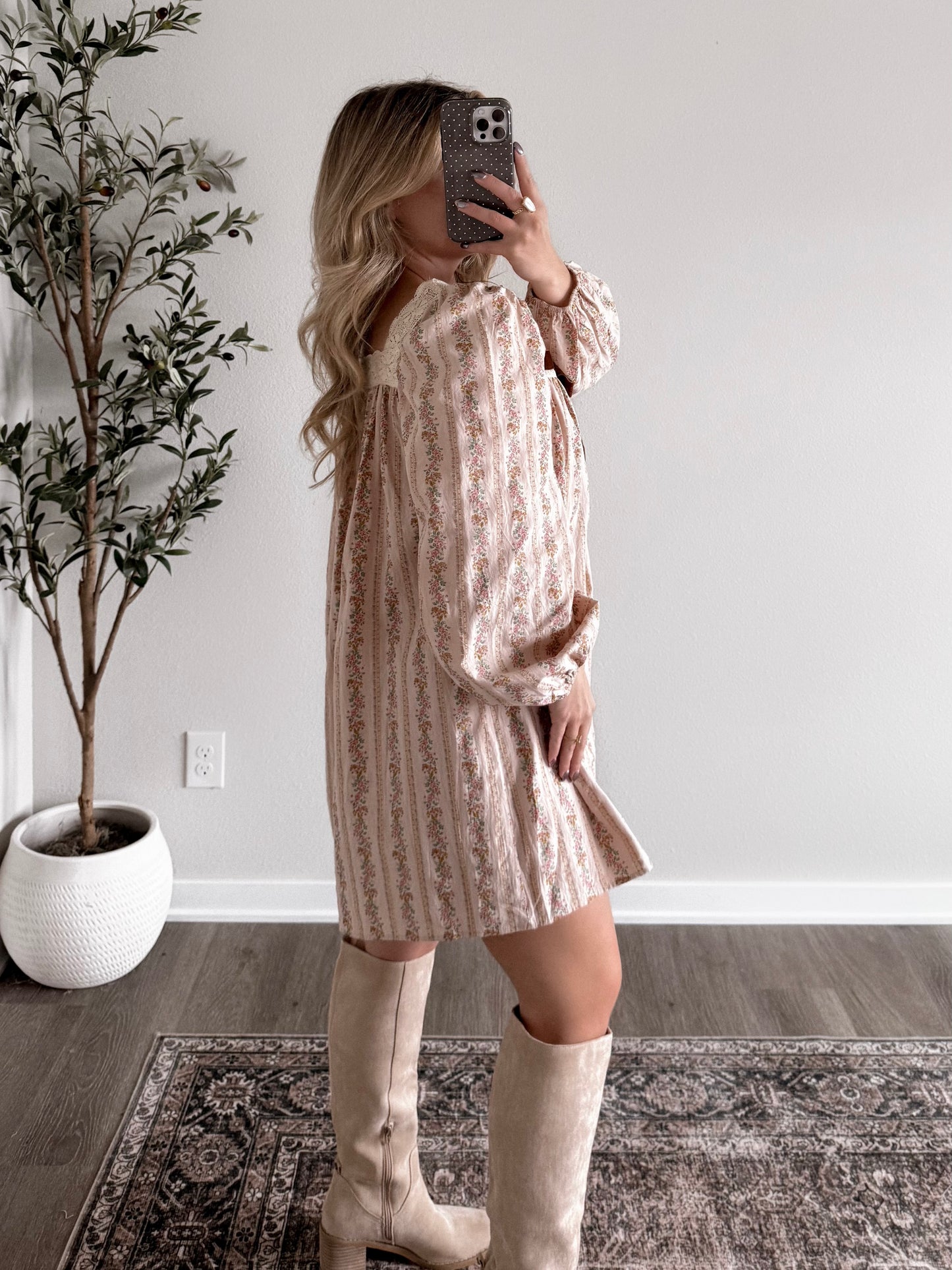 Blessing Floral Babydoll Dress