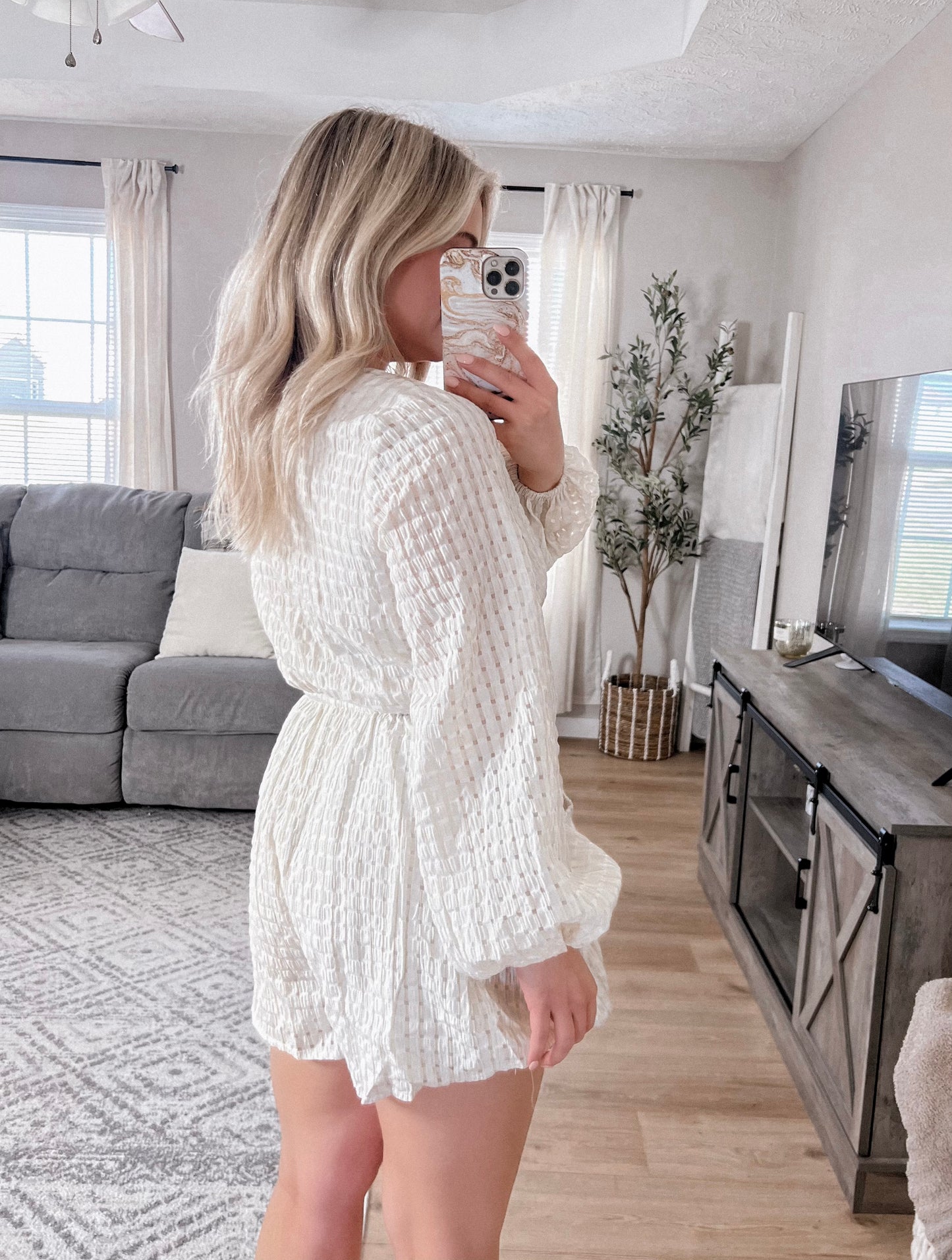 Blaire Long Sleeve Romper Final Sale