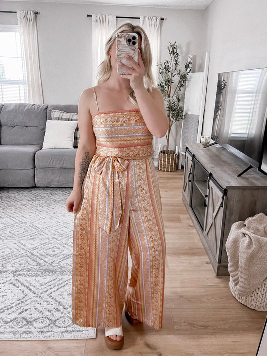 Paisley May Boho Jumpsuit Final Sale