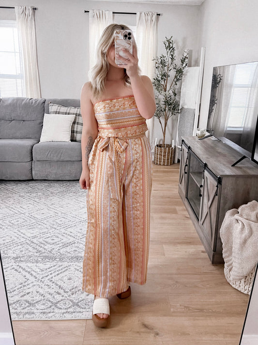 Paisley May Boho Jumpsuit Final Sale