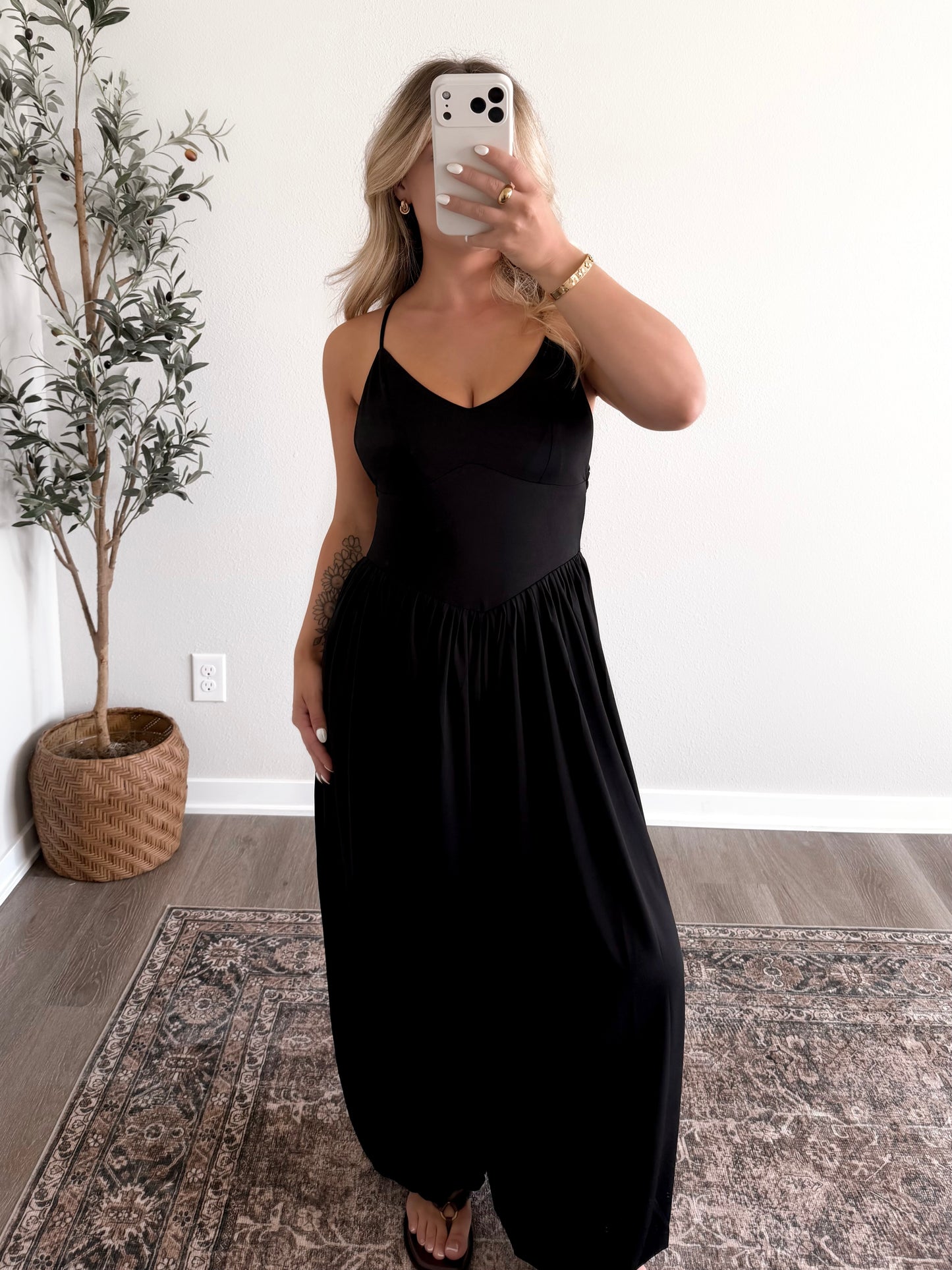 After Hours Jumpsuit / Black (PREORDER EST SHIP 7.15)