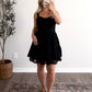 Chic Summer Lace Dress / Black