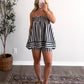 Ocean Ave Striped Short Set