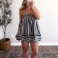 Ocean Ave Striped Short Set