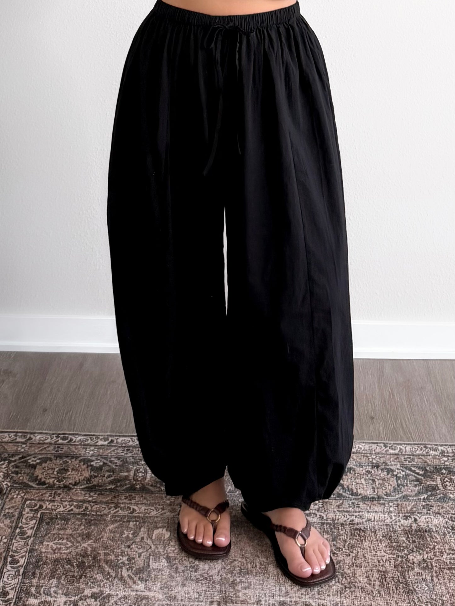 Daily Boheme Balloon Pant / Black