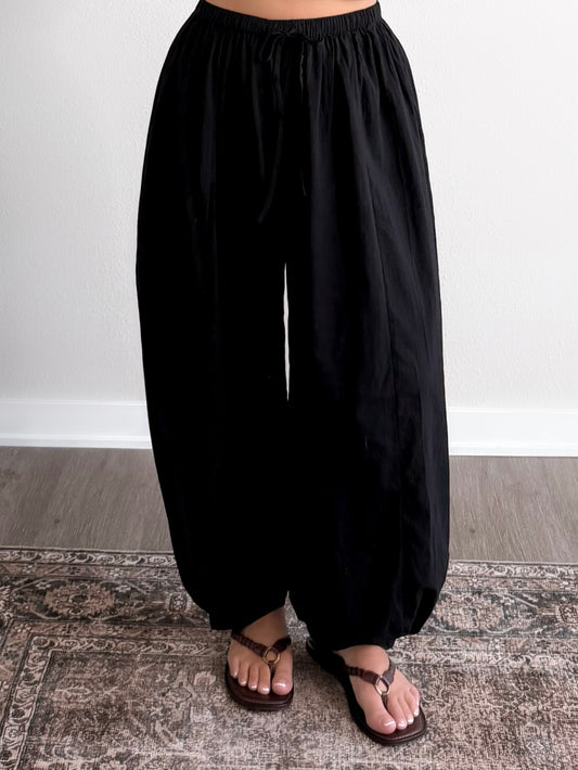 Daily Boheme Balloon Pant / Black