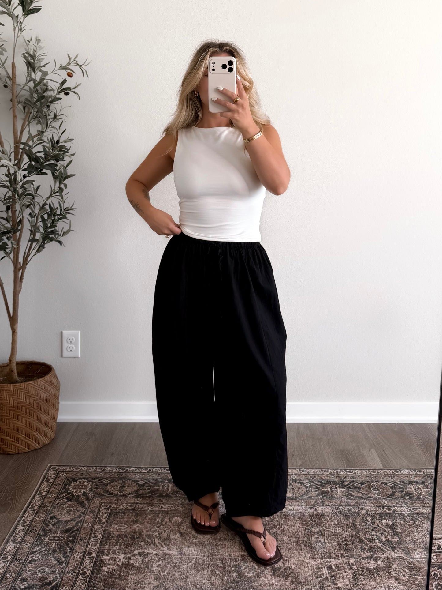 Daily Boheme Balloon Pant / Black