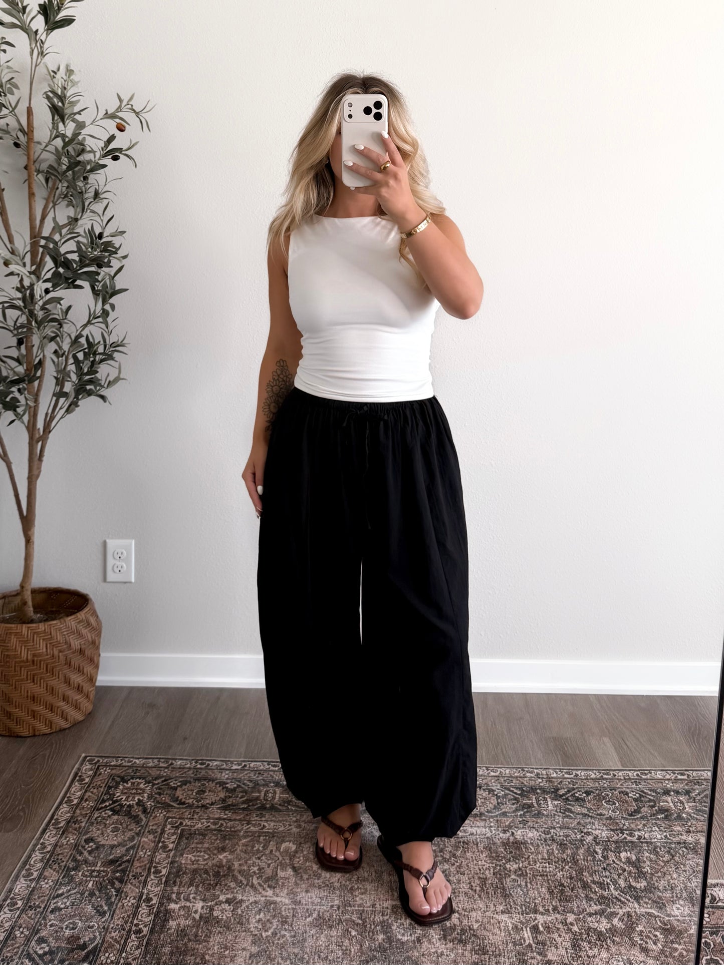 Daily Boheme Balloon Pant / Black