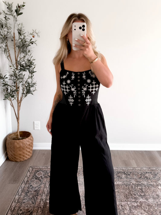 Artisan Market Embroidered Jumpsuit