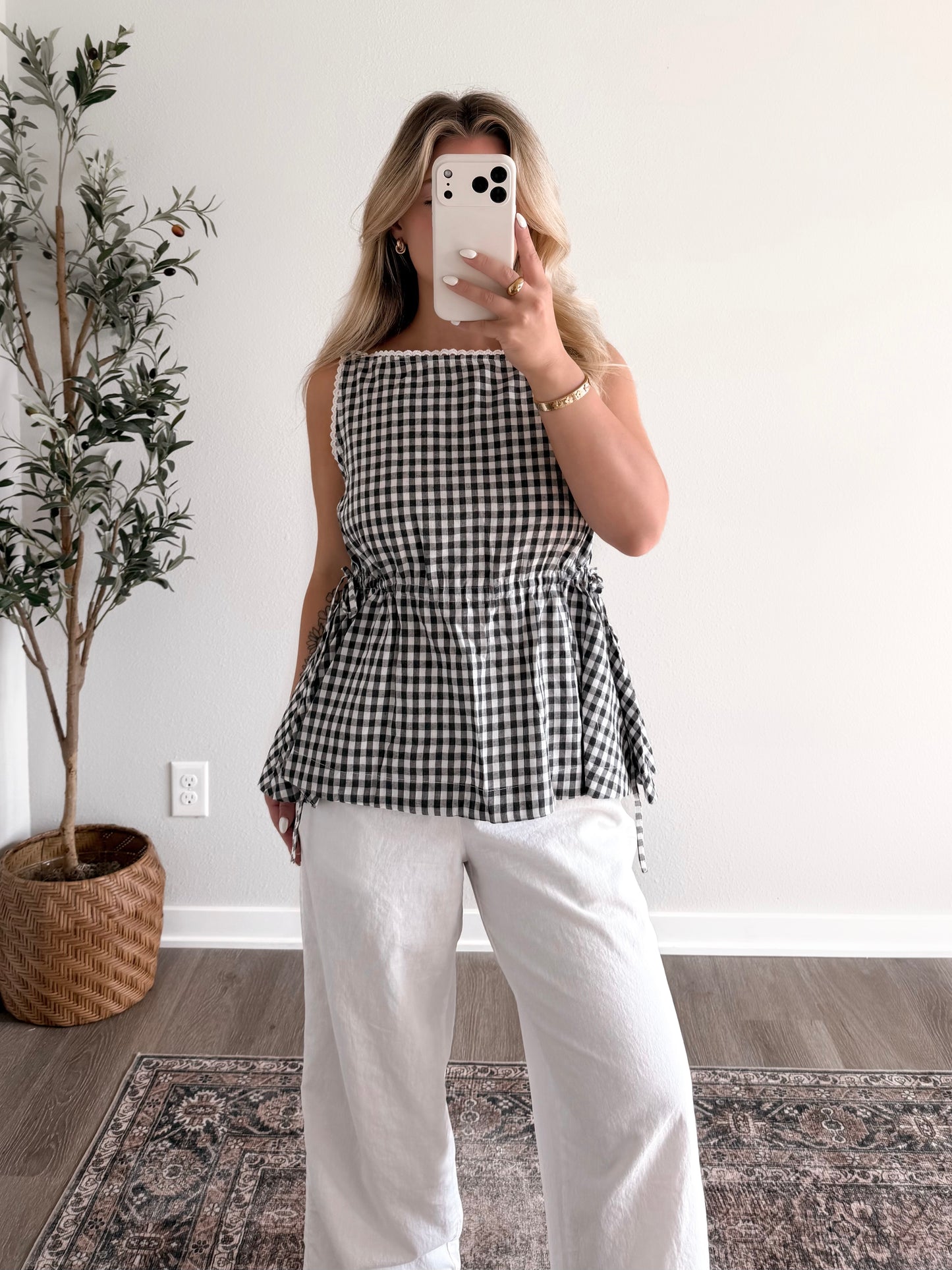 Sunday Market Pick Gingham Top