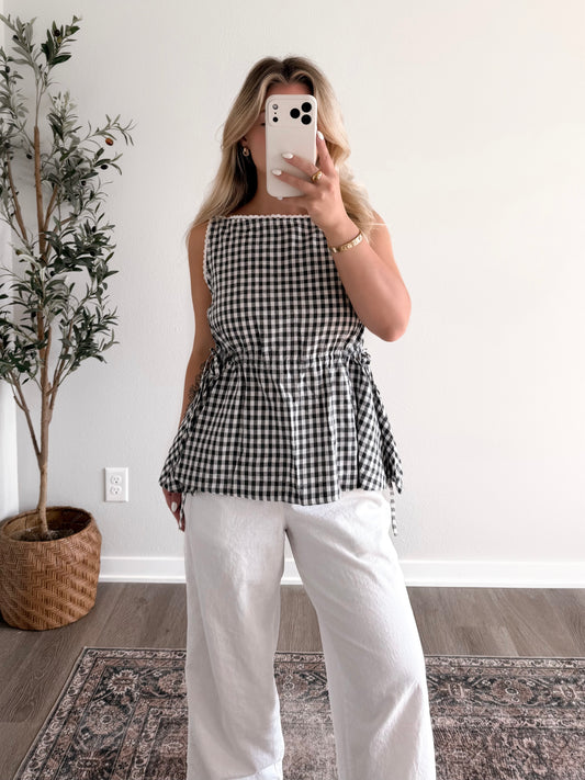 Sunday Market Pick Gingham Top