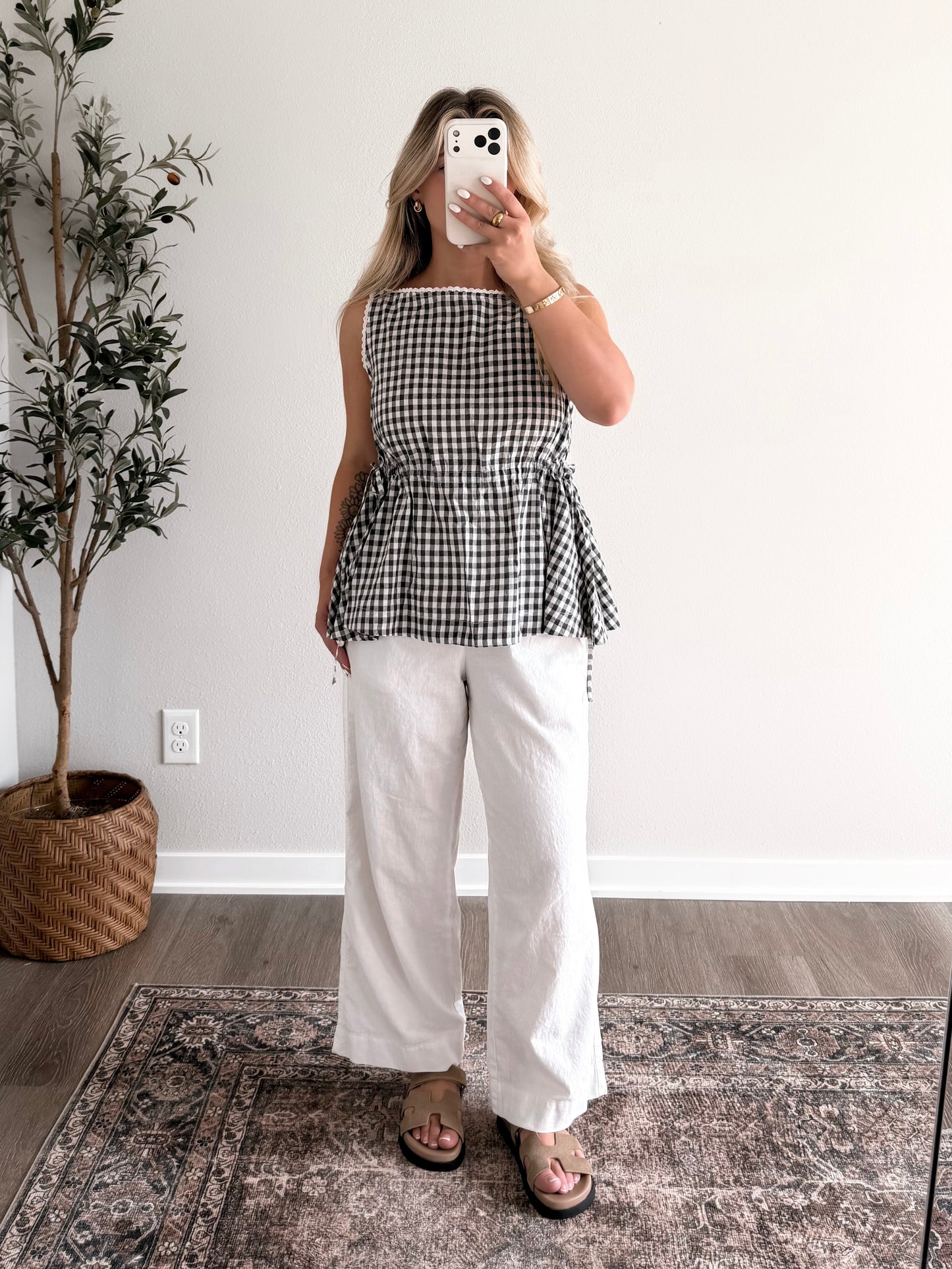 Sunday Market Pick Gingham Top