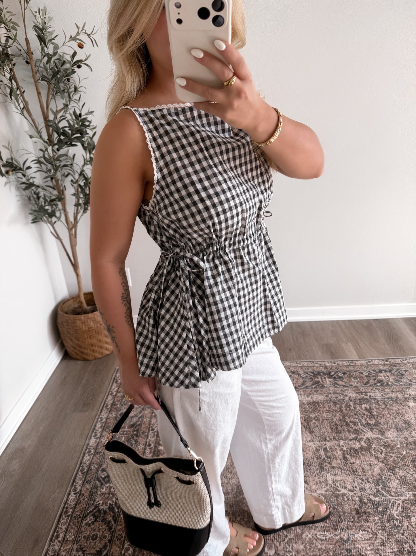 Sunday Market Pick Gingham Top