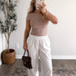 Oatline Basic Striped Top