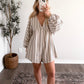 Natural Muse Striped Romper