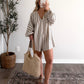 Natural Muse Striped Romper