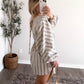 Natural Muse Striped Romper