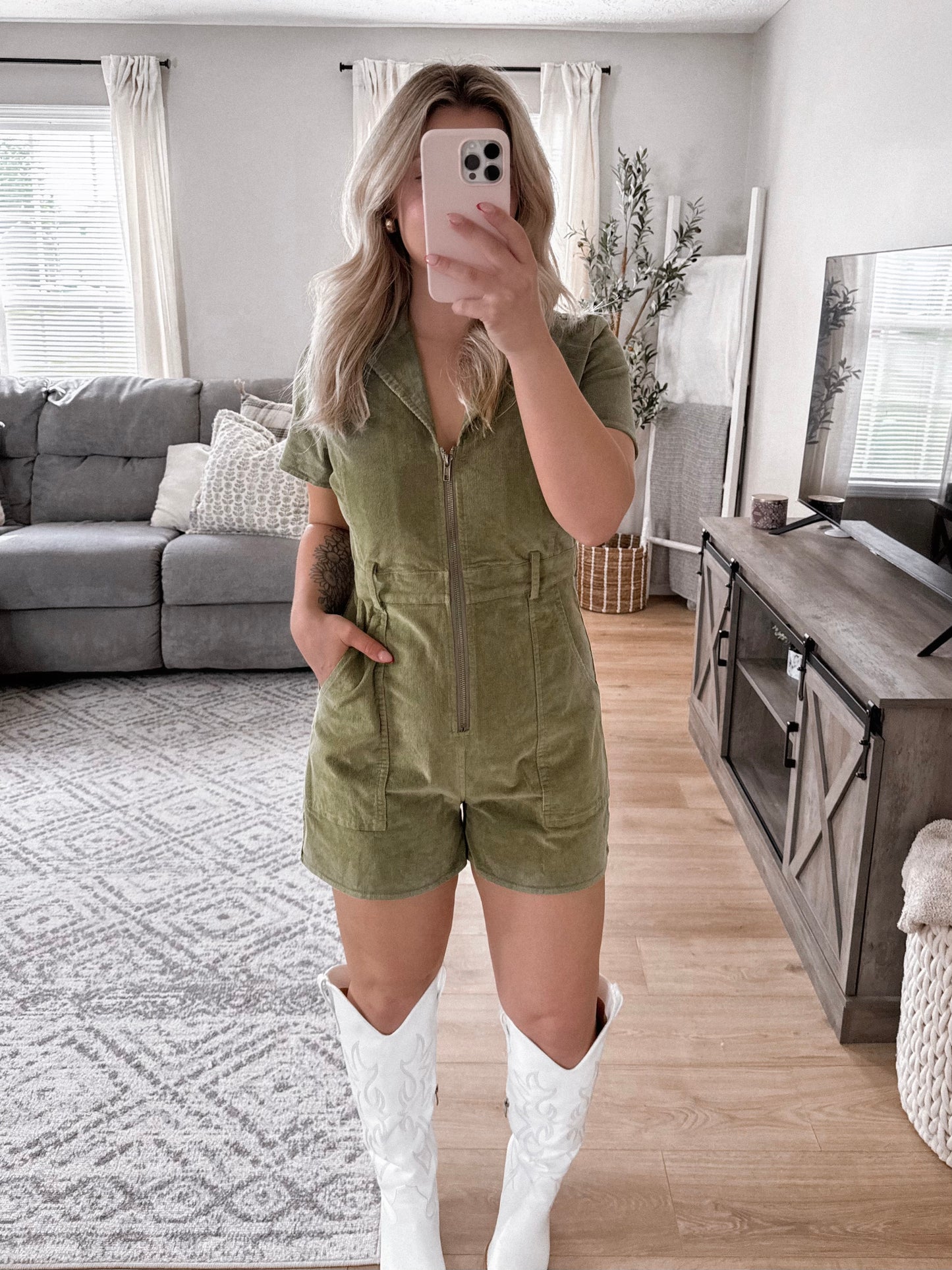 Miranda Corduroy Romper