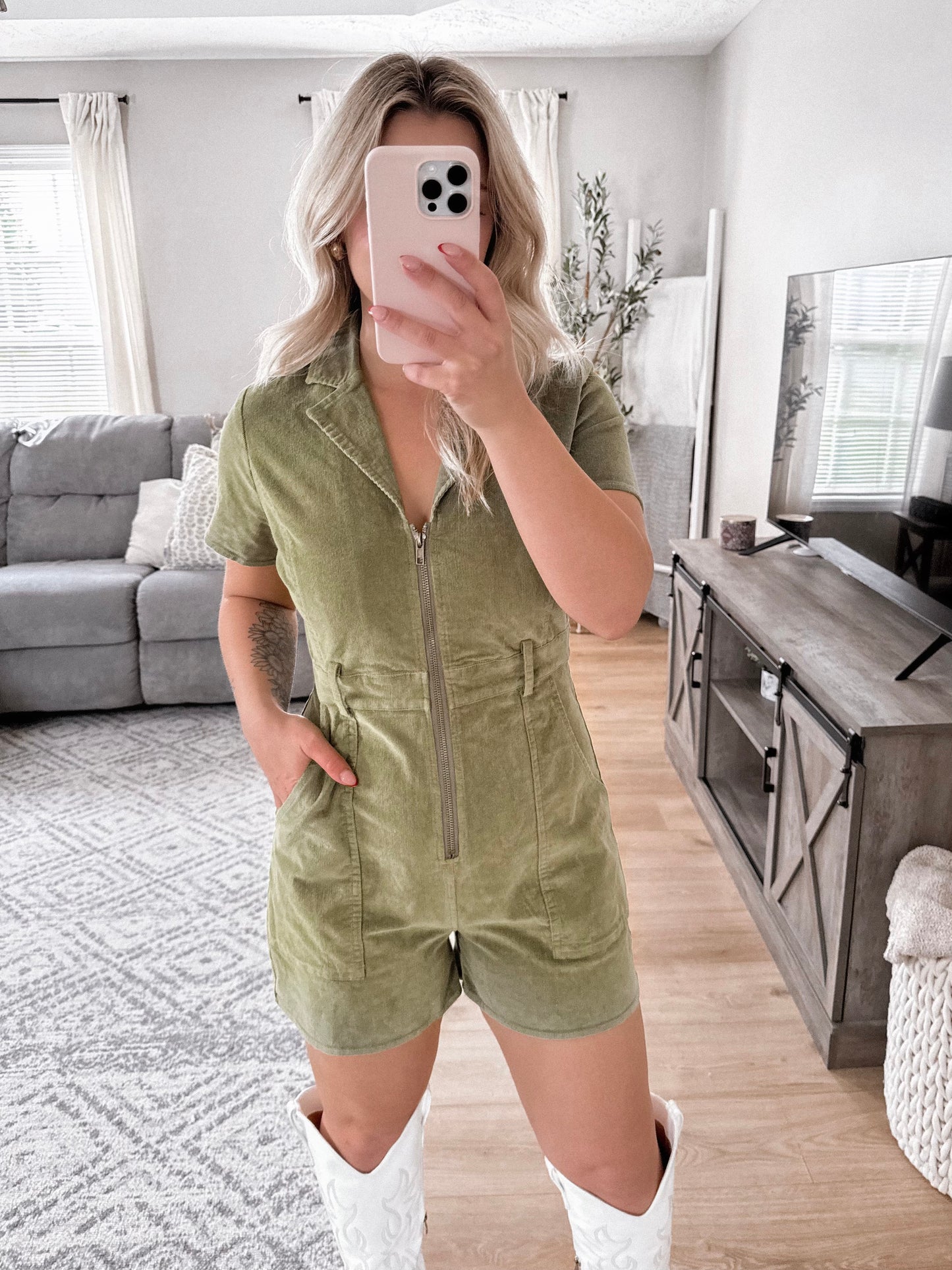 Miranda Corduroy Romper