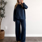 Weekend Reset Lounge Set / Navy (Restocking 9.28)