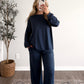Weekend Reset Lounge Set / Navy (Restocking 9.28)