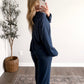 Weekend Reset Lounge Set / Navy (Restocking 9.28)