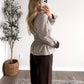 Margins Plaid Smocked Top