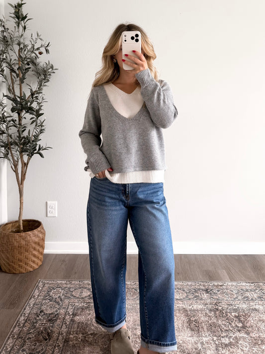 Quiet Hour Knit Sweater (Coming in new color)
