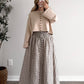 Honey Hearth Button Sweater