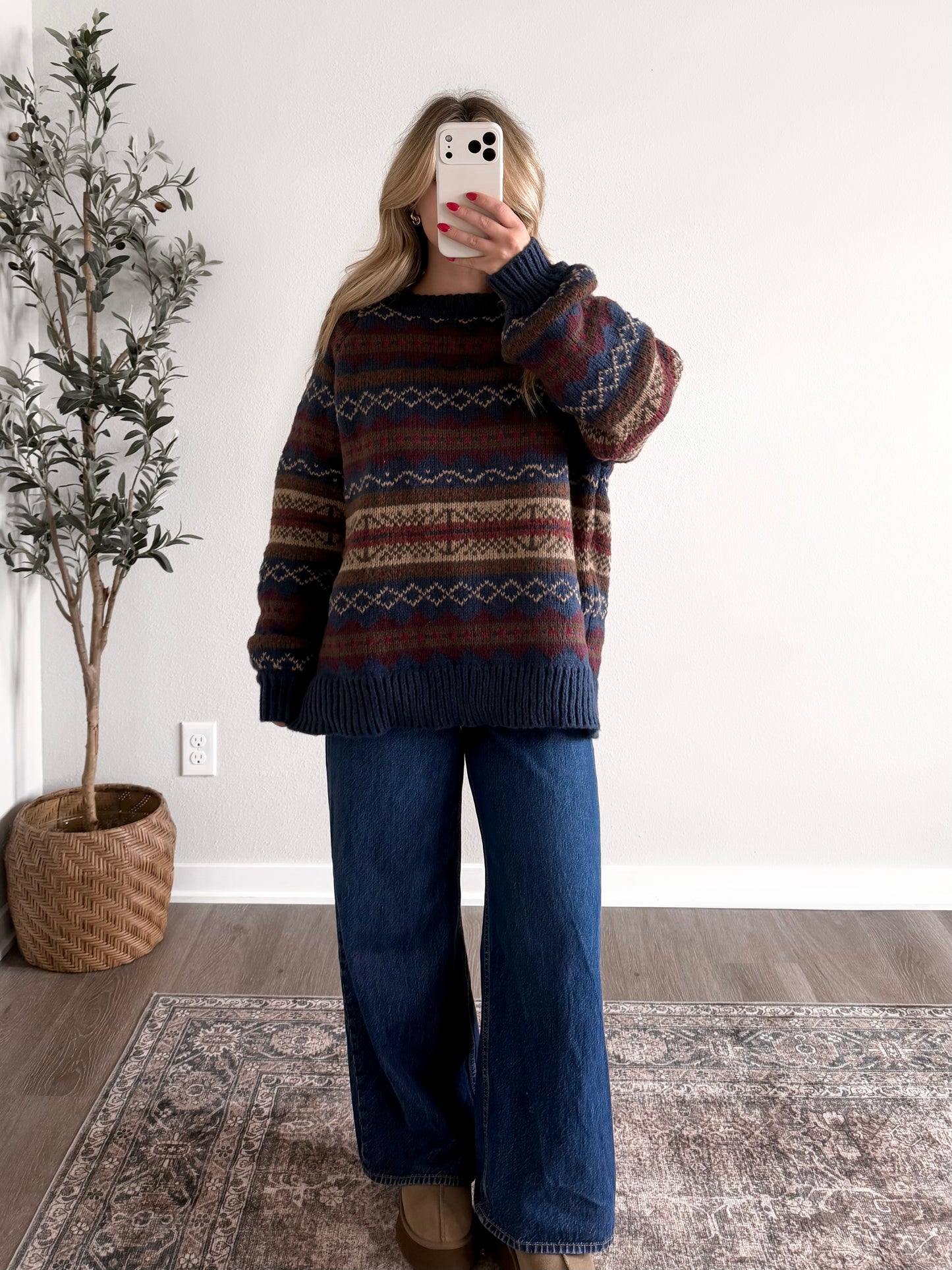 Stowe Knit Sweater / Navy