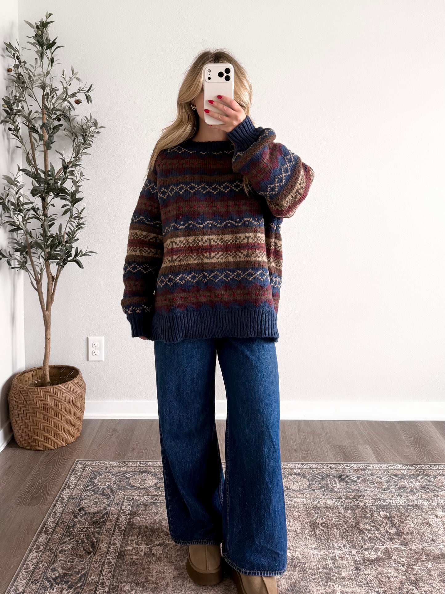 Stowe Knit Sweater / Navy