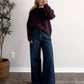 Cider Press Stripe Shawl Sweater