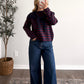 Cider Press Stripe Shawl Sweater
