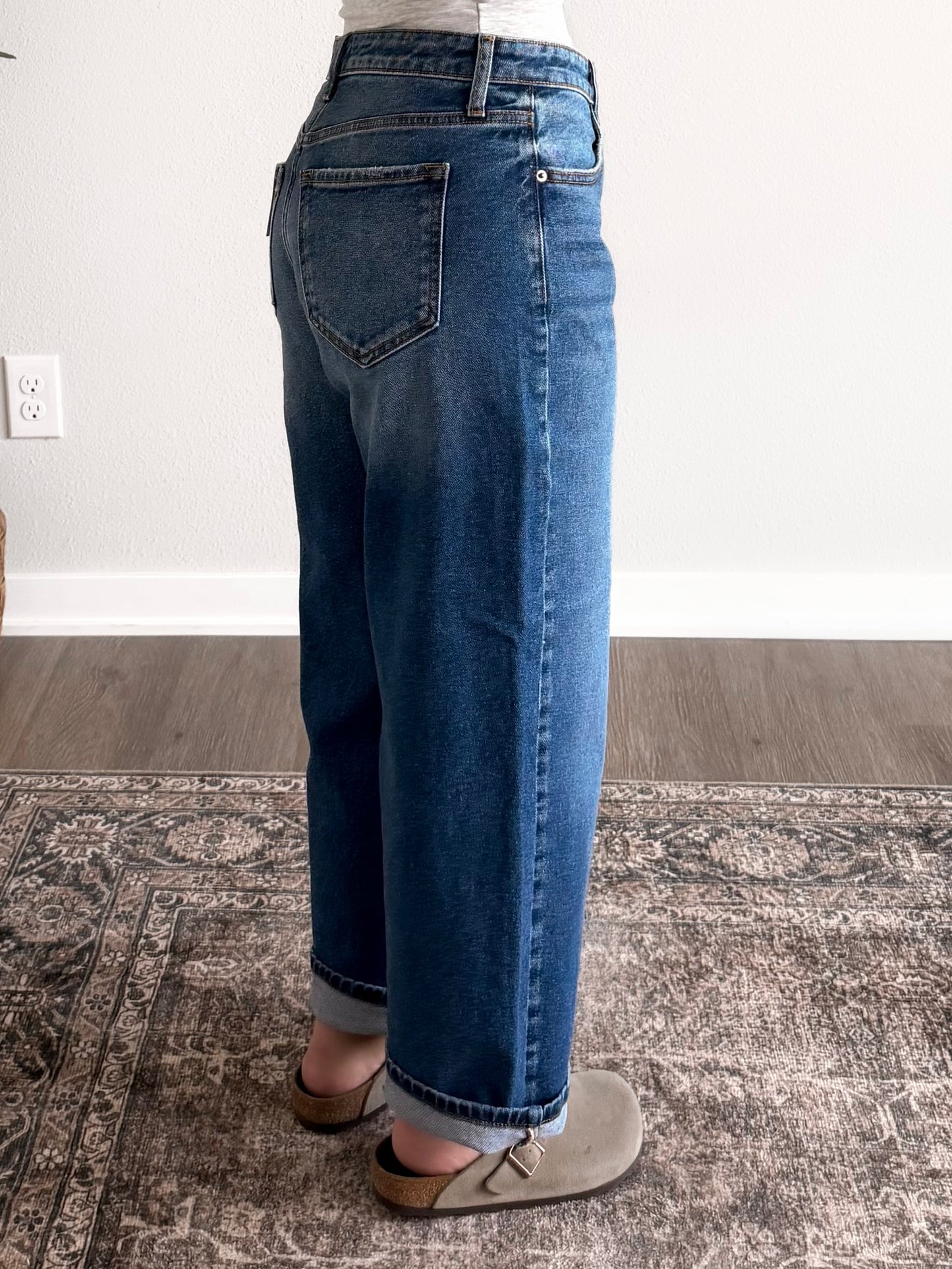 Brooks Cropped Straight Leg Jeans