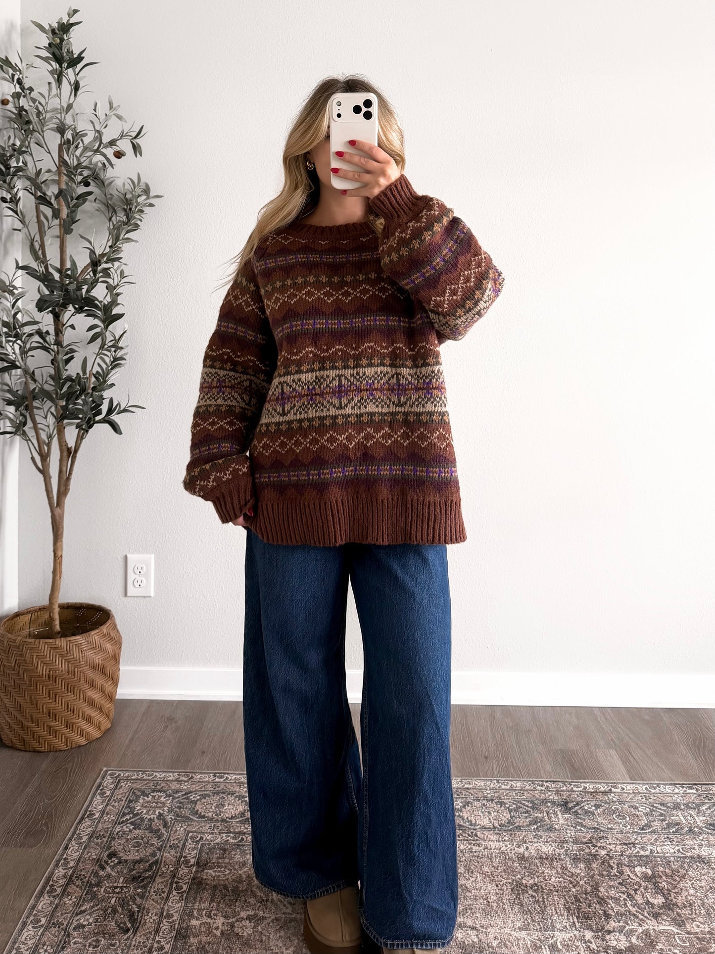 Stowe Knit Sweater / Brown