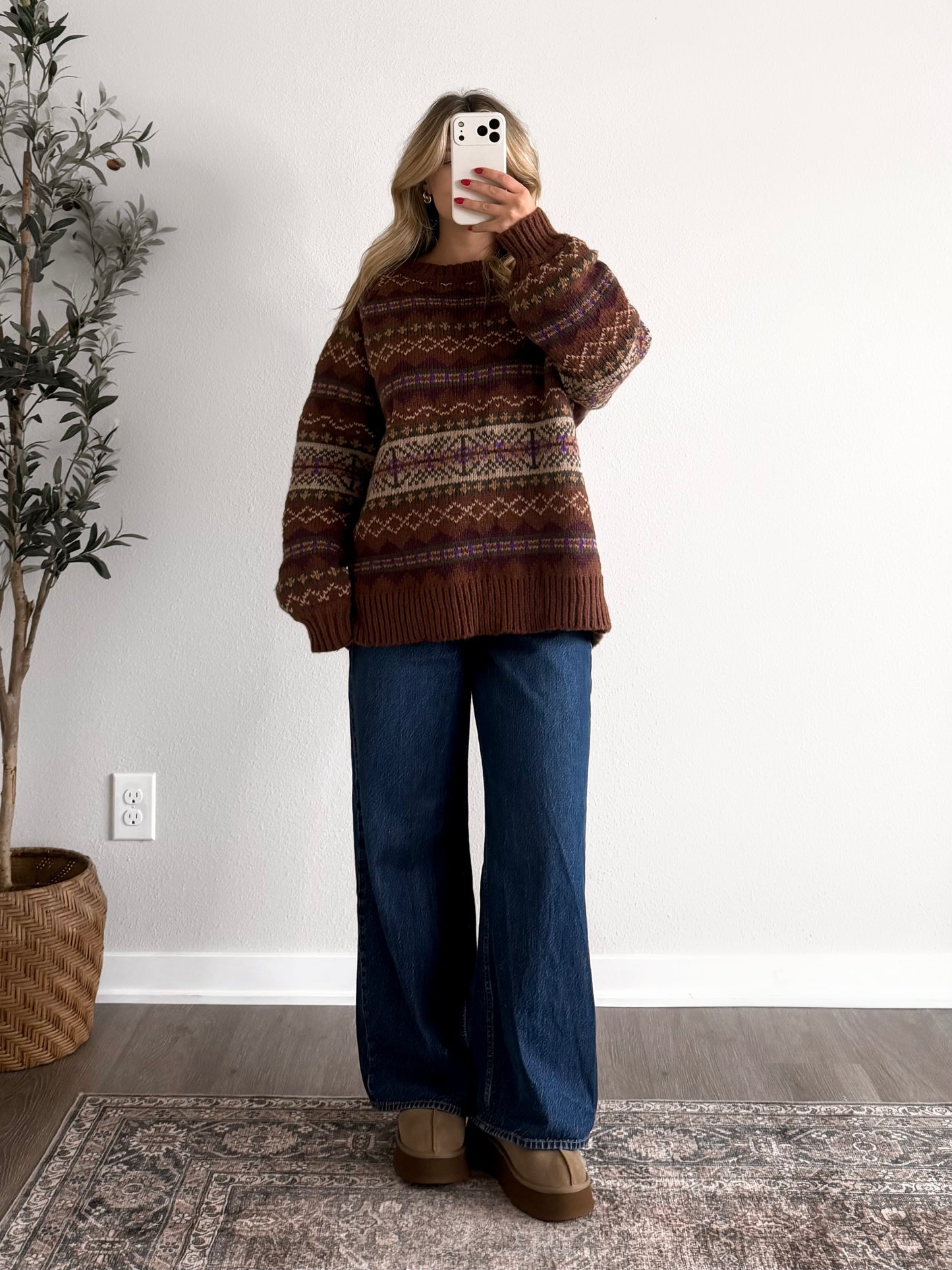 Stowe Knit Sweater / Brown