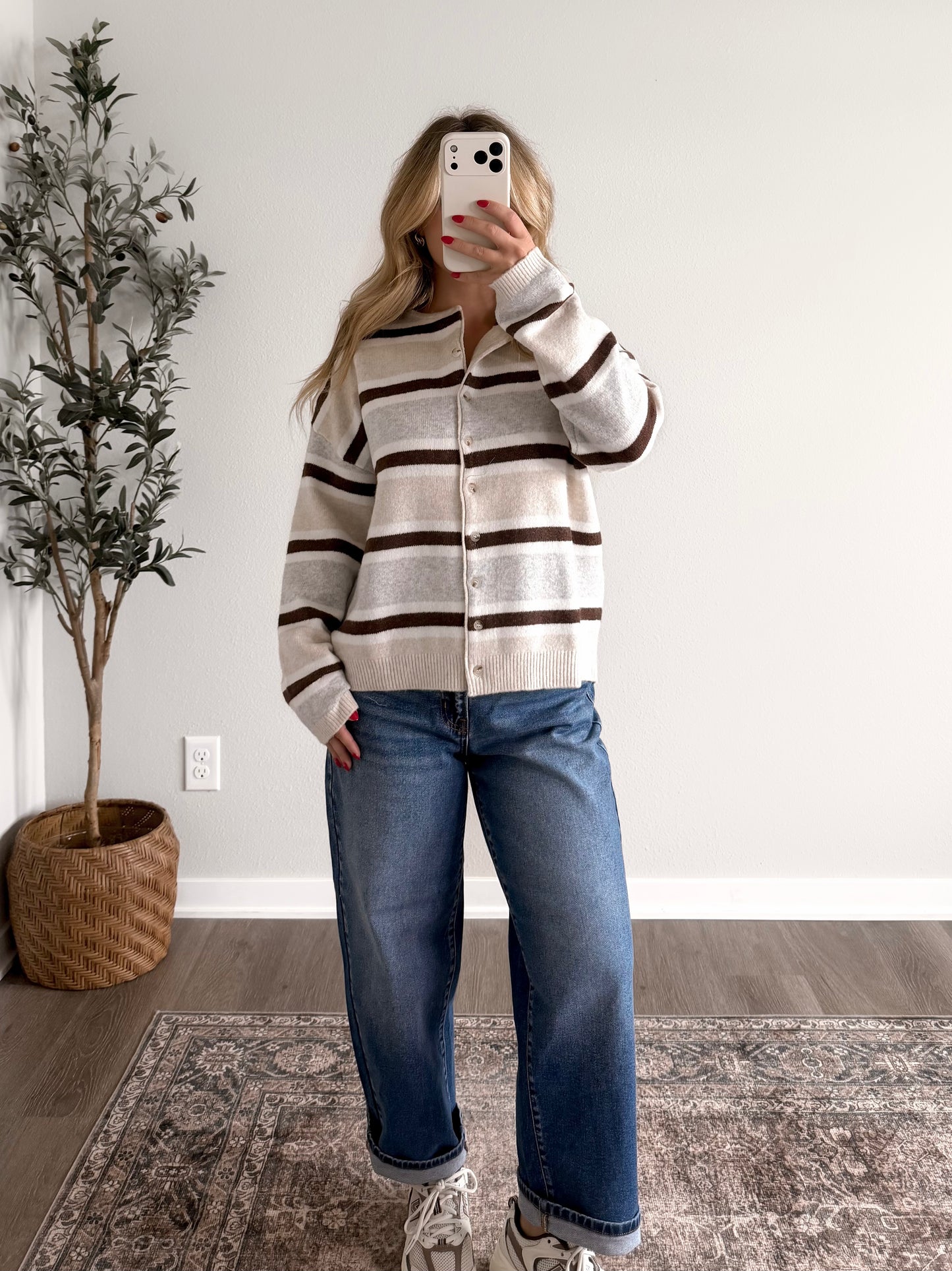 Anderson Stripe Knit Cardigan