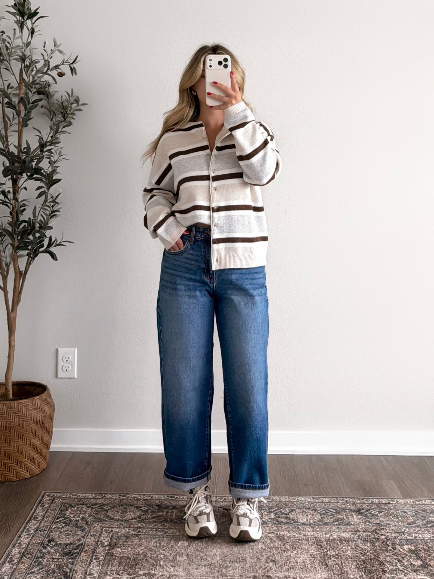 Anderson Stripe Knit Cardigan