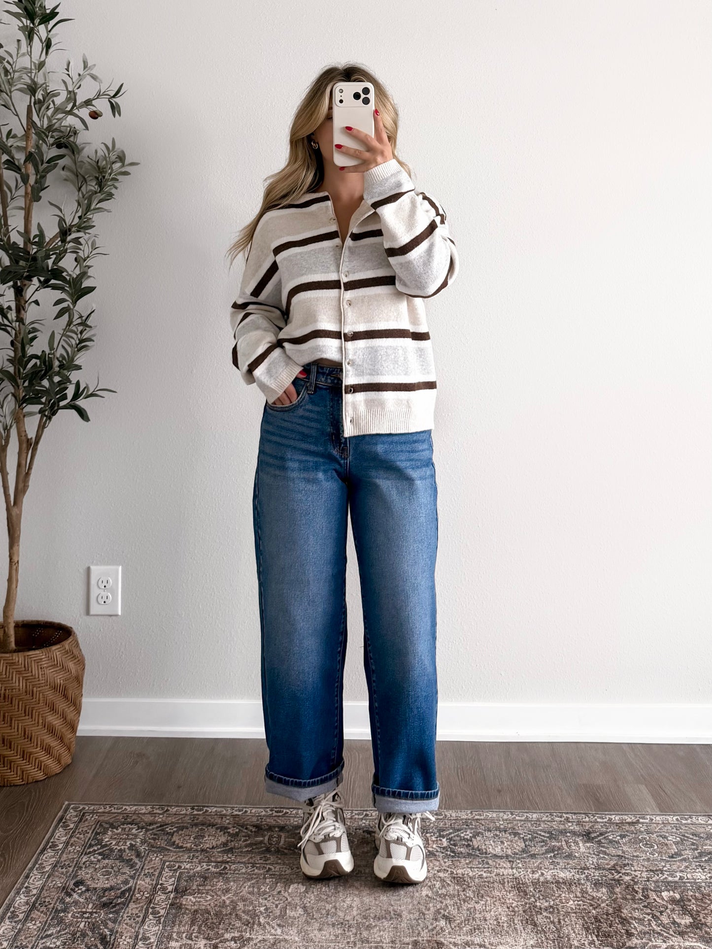 Anderson Stripe Knit Cardigan