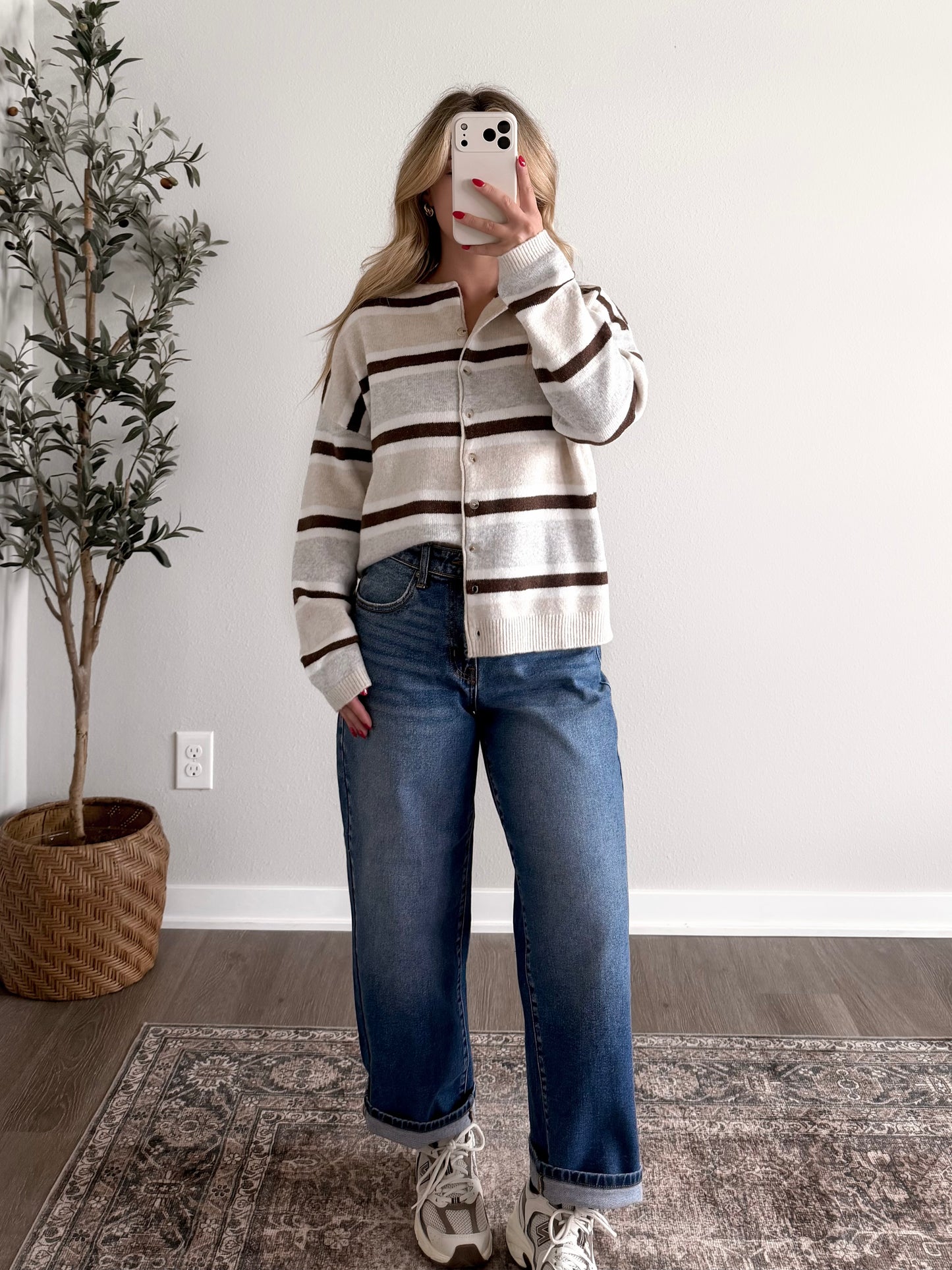Anderson Stripe Knit Cardigan