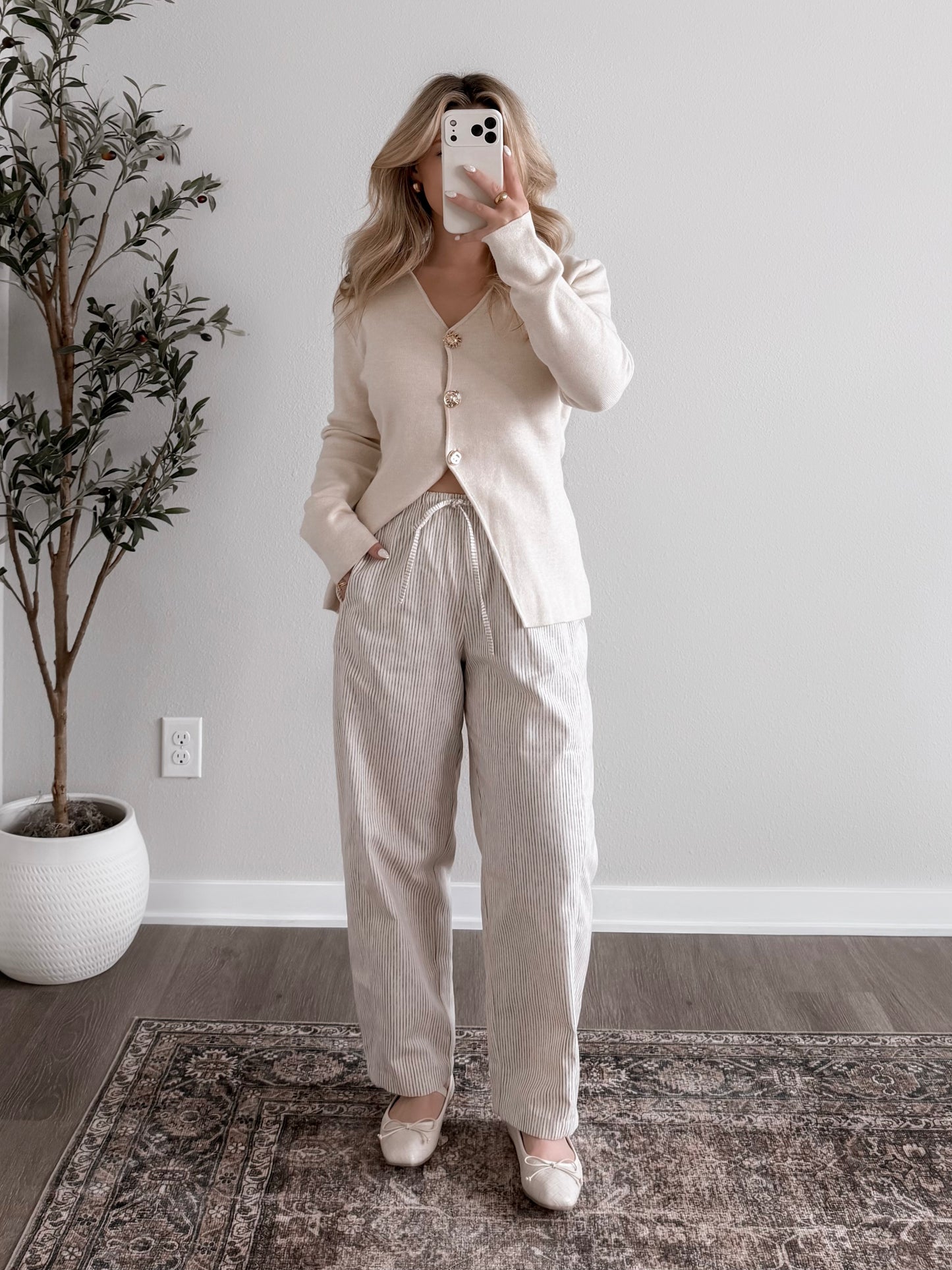 Sea Salt Striped Pant