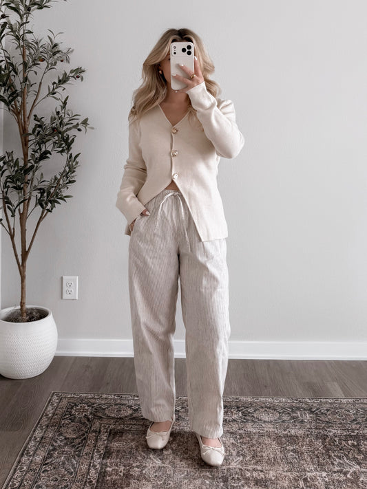 Sea Salt Striped Pant