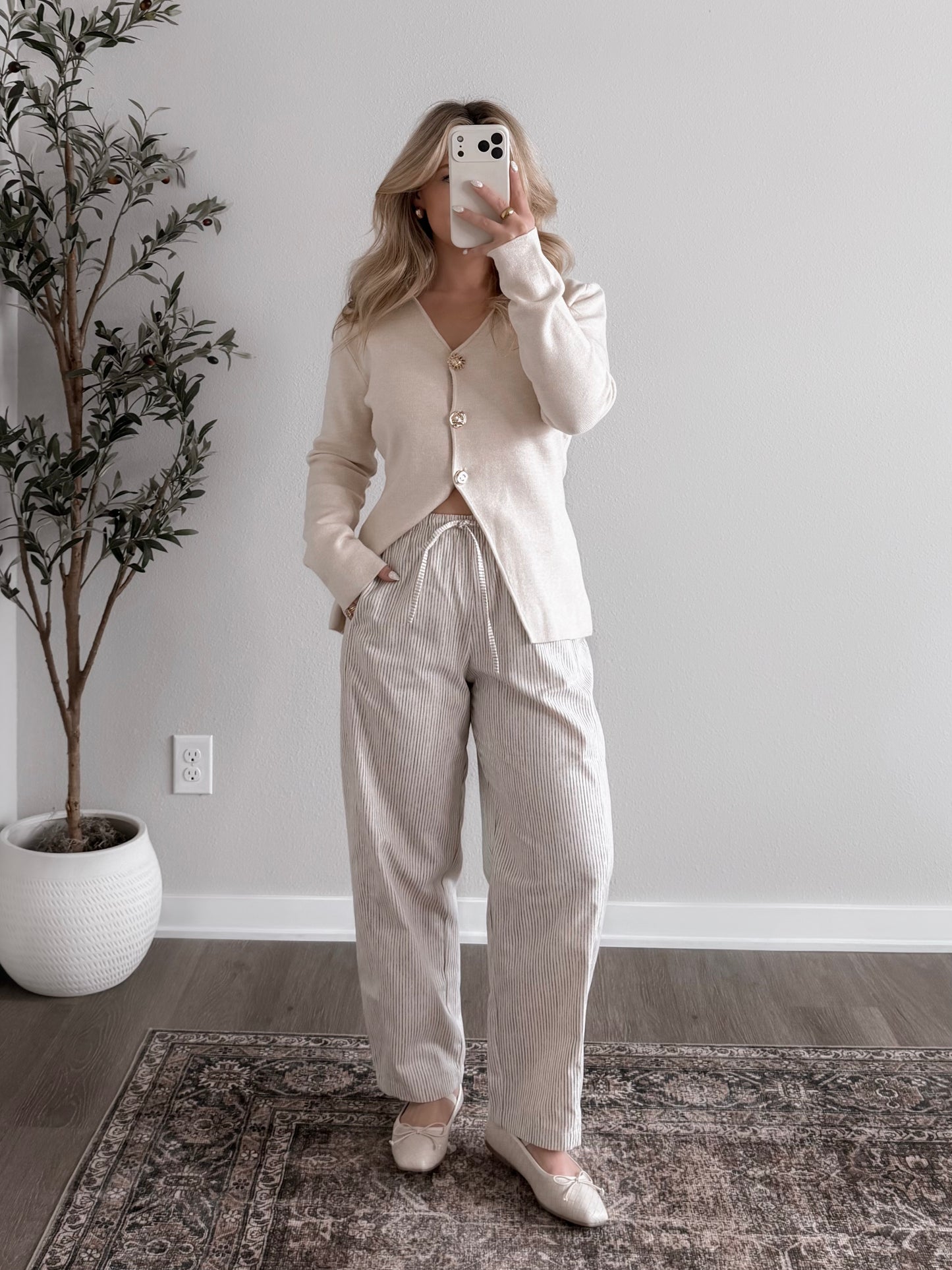 Sea Salt Striped Pant