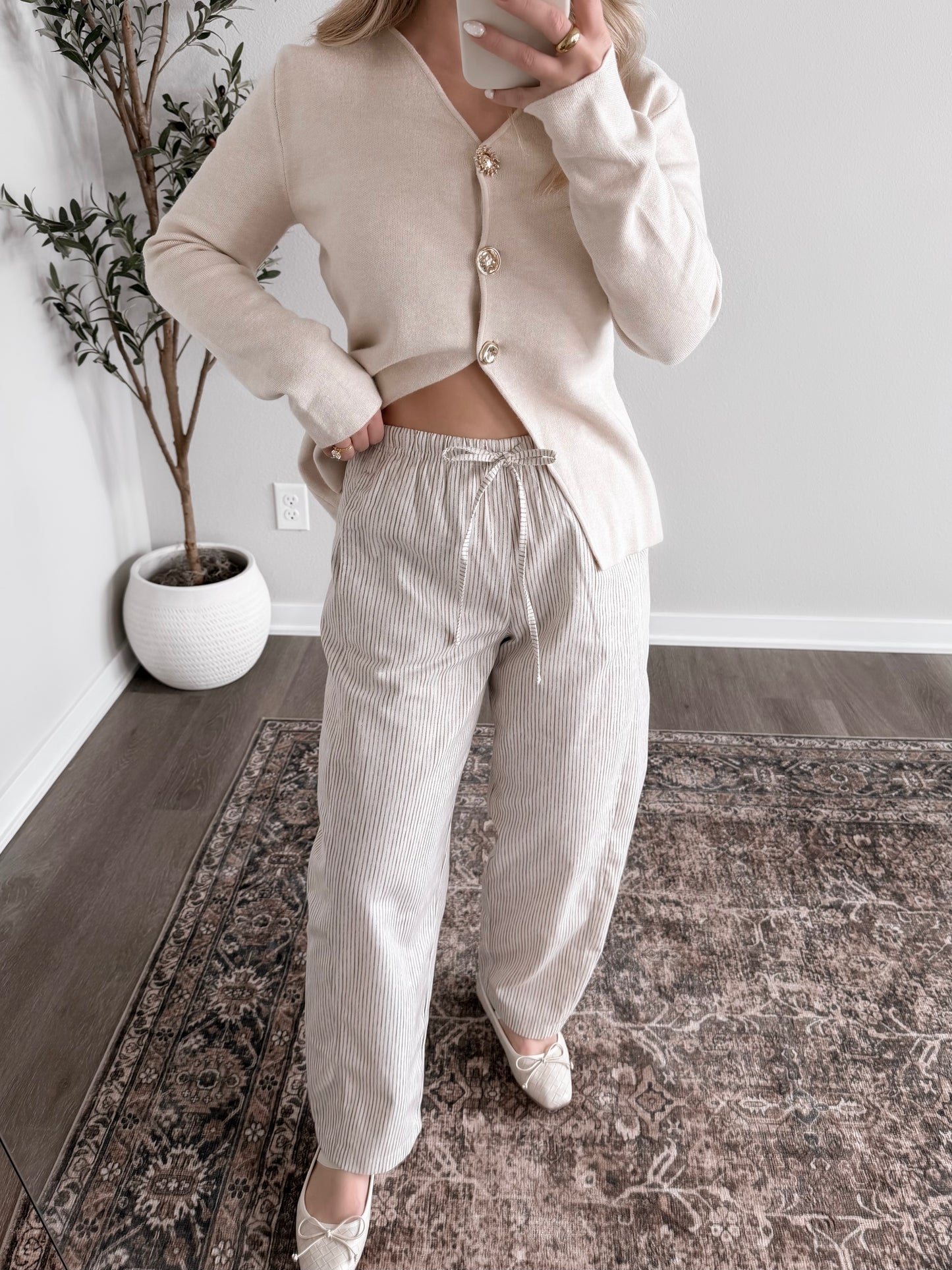 Sea Salt Striped Pant