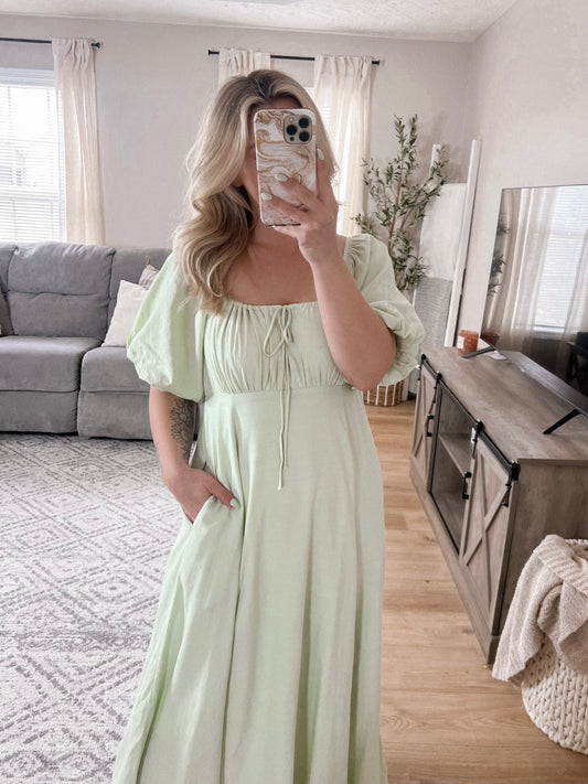 Honey Dew Maxi Dress Final Sale