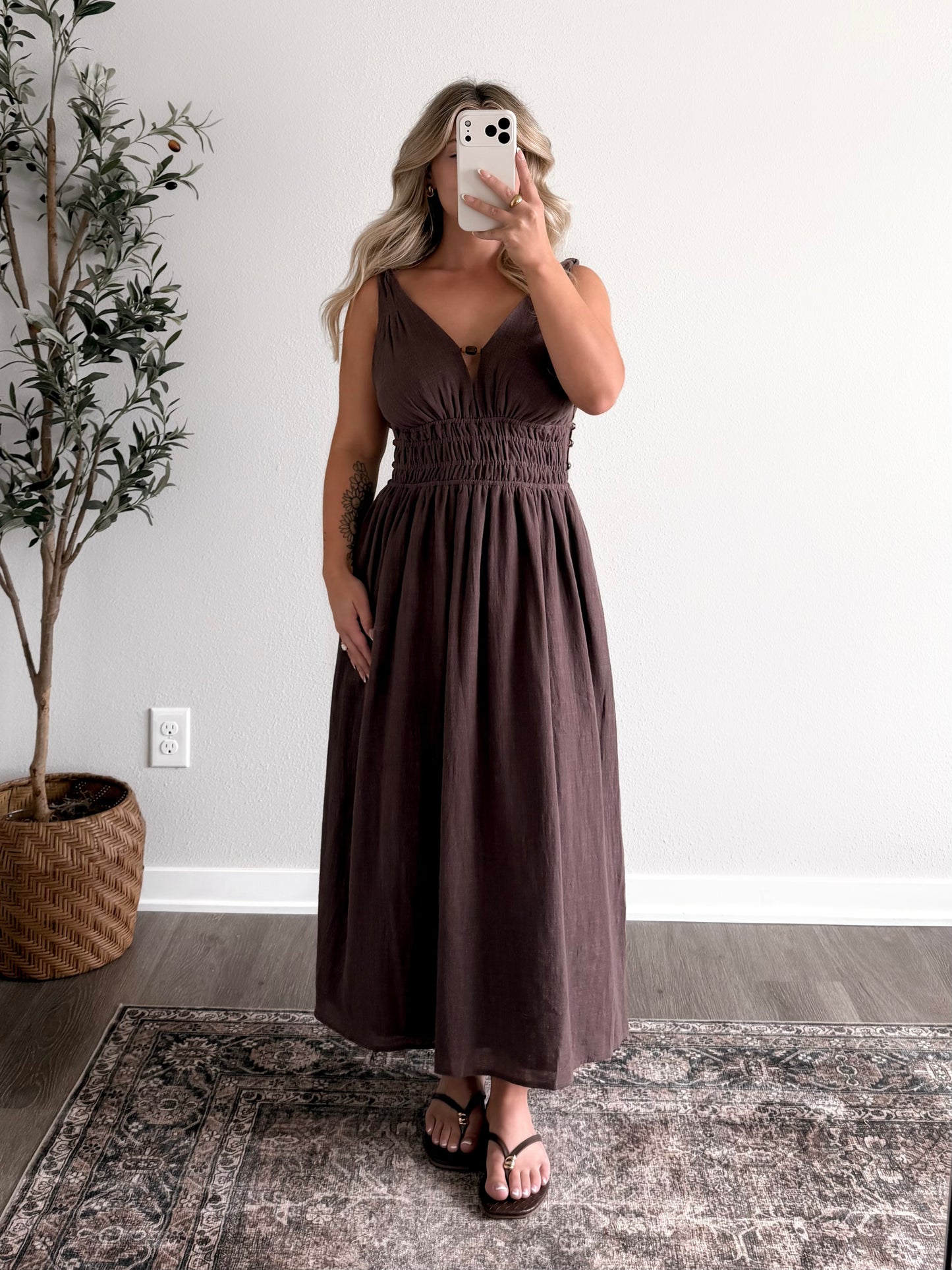 Cabo Beaded Midi Dress (Restocking 6.29)