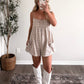 Bramble Grid Print Romper