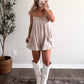 Bramble Grid Print Romper