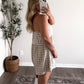 Bramble Grid Print Romper
