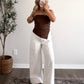 Cocoa Asymmetrical Basic Top